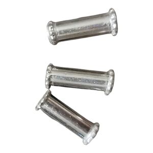 ⛓️New⛓️ Vintage Maharani 2cm (50) Silver Metal Bead Collar Ring